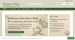 Desktop Screenshot of kraeuter-pflug.de