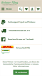 Mobile Screenshot of kraeuter-pflug.de